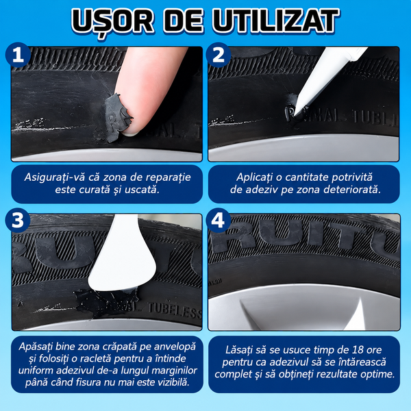 Adeziv Reparare Anvelope Puternic